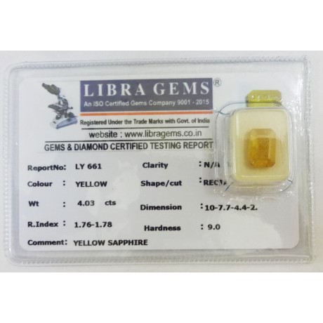 YELLOW SAPPHIRE