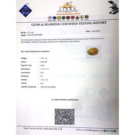 YELLOW SAPPHIRE