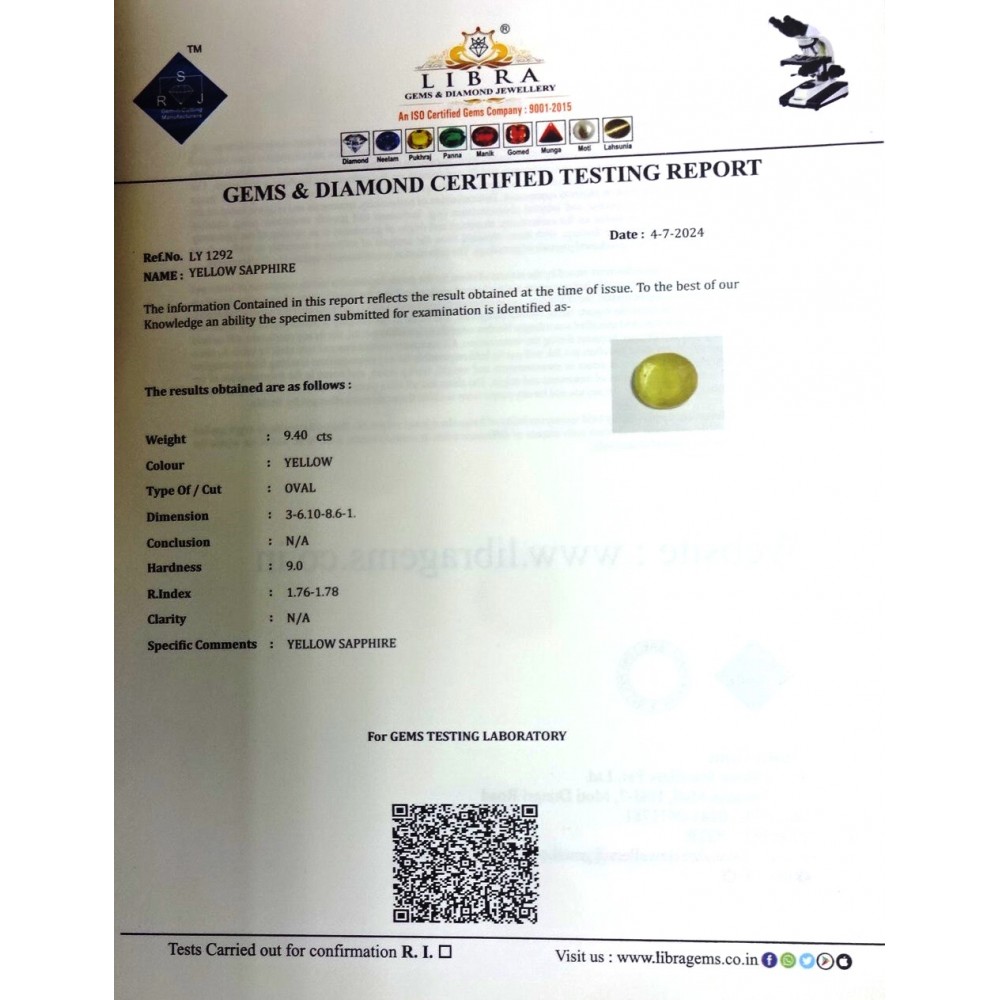 YELLOW SAPPHIRE