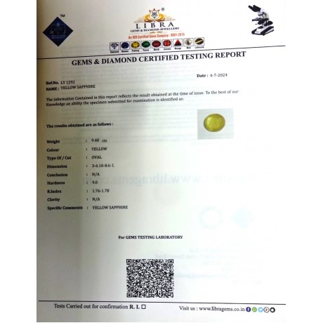 YELLOW SAPPHIRE