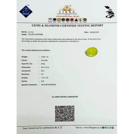 YELLOW SAPPHIRE