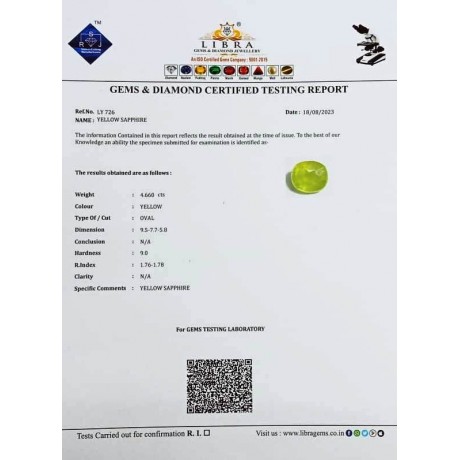 YELLOW SAPPHIRE
