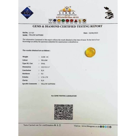 YELLOW SAPPHIRE
