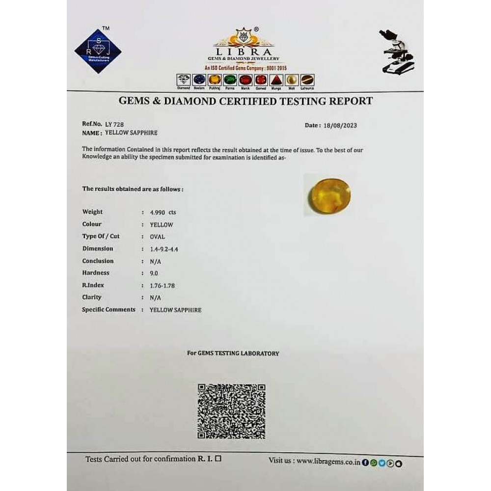YELLOW SAPPHIRE