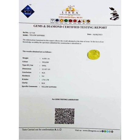 YELLOW SAPPHIRE
