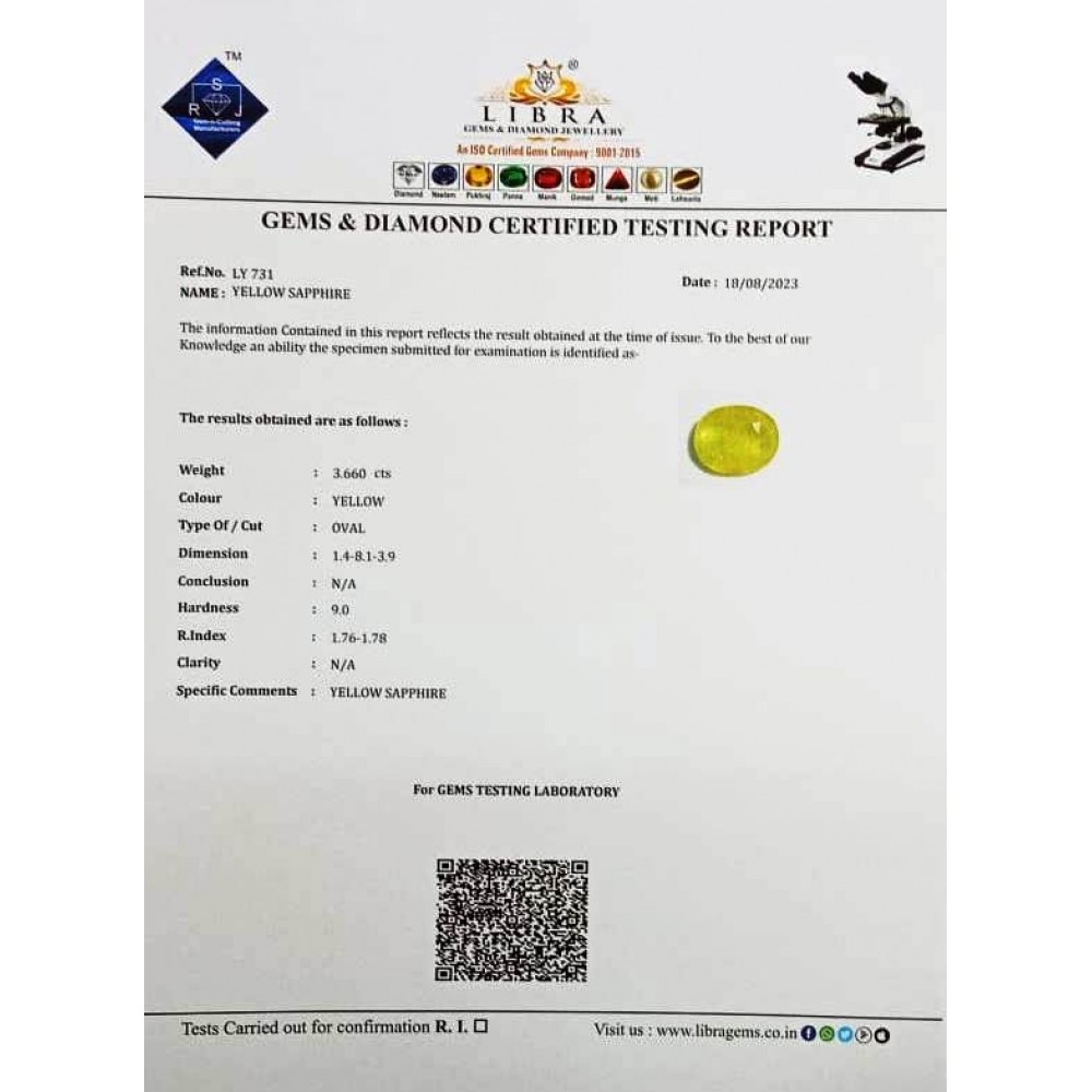 YELLOW SAPPHIRE