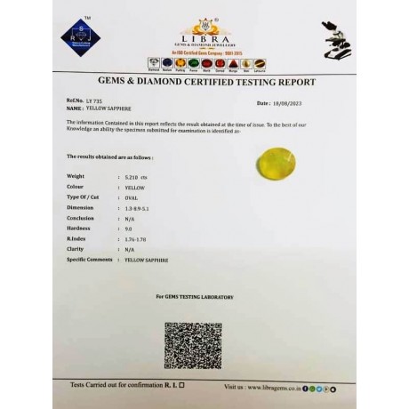 YELLOW SAPPHIRE