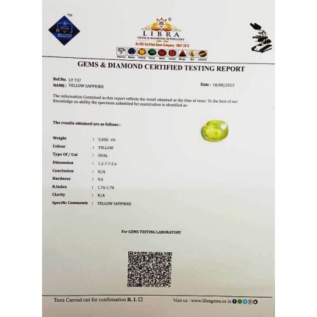 YELLOW SAPPHIRE