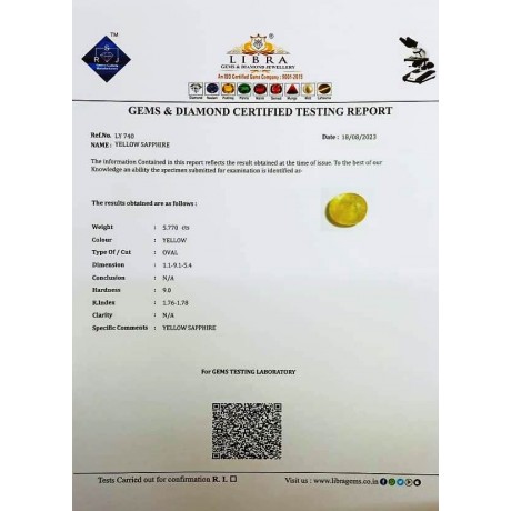 YELLOW SAPPHIRE