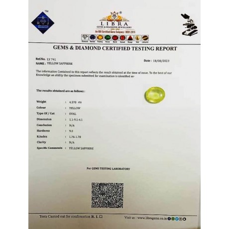 YELLOW SAPPHIRE