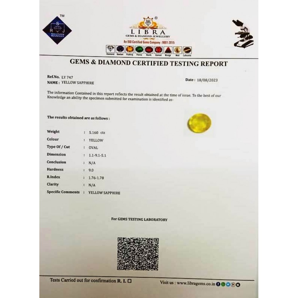 YELLOW SAPPHIRE