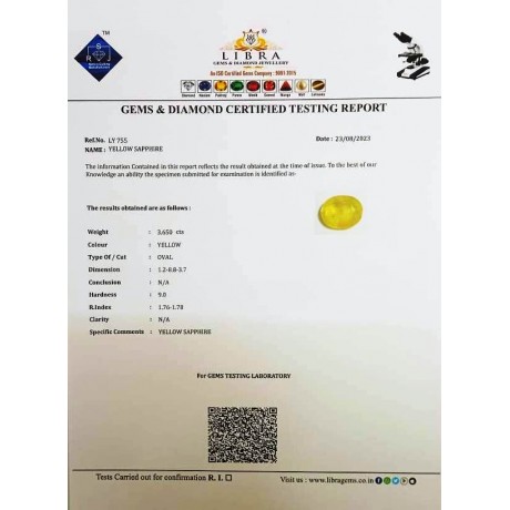 YELLOW SAPPHIRE