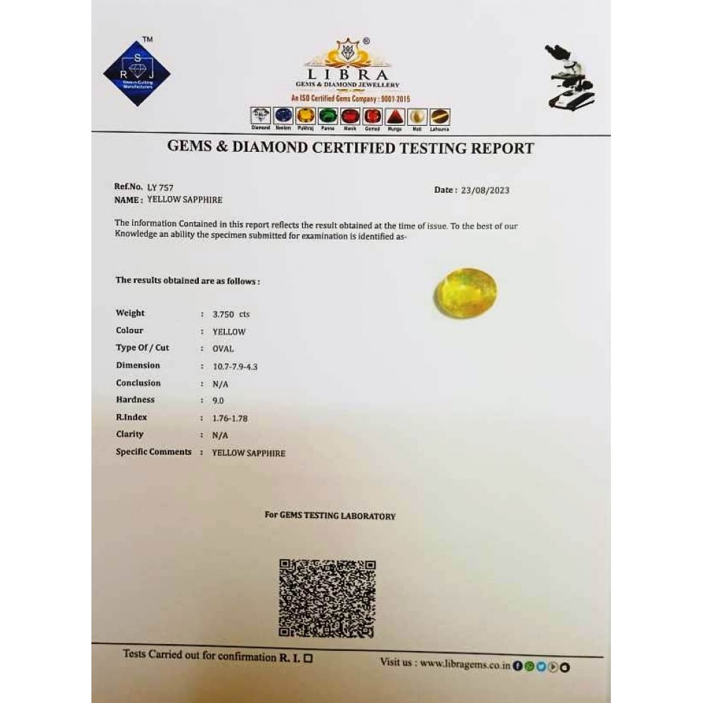 YELLOW SAPPHIRE