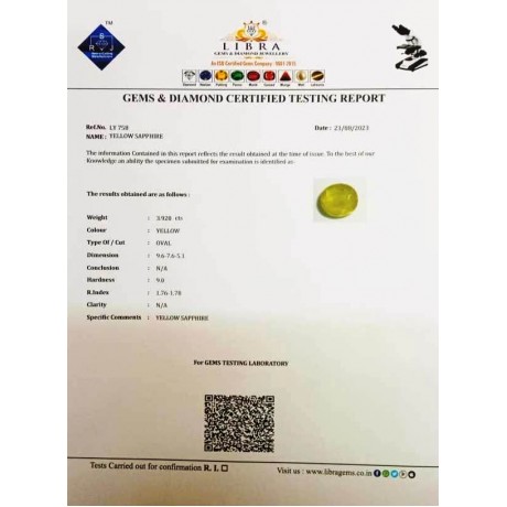 YELLOW SAPPHIRE
