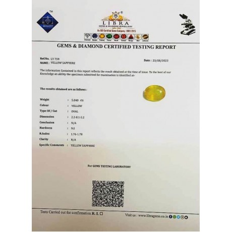 YELLOW SAPPHIRE