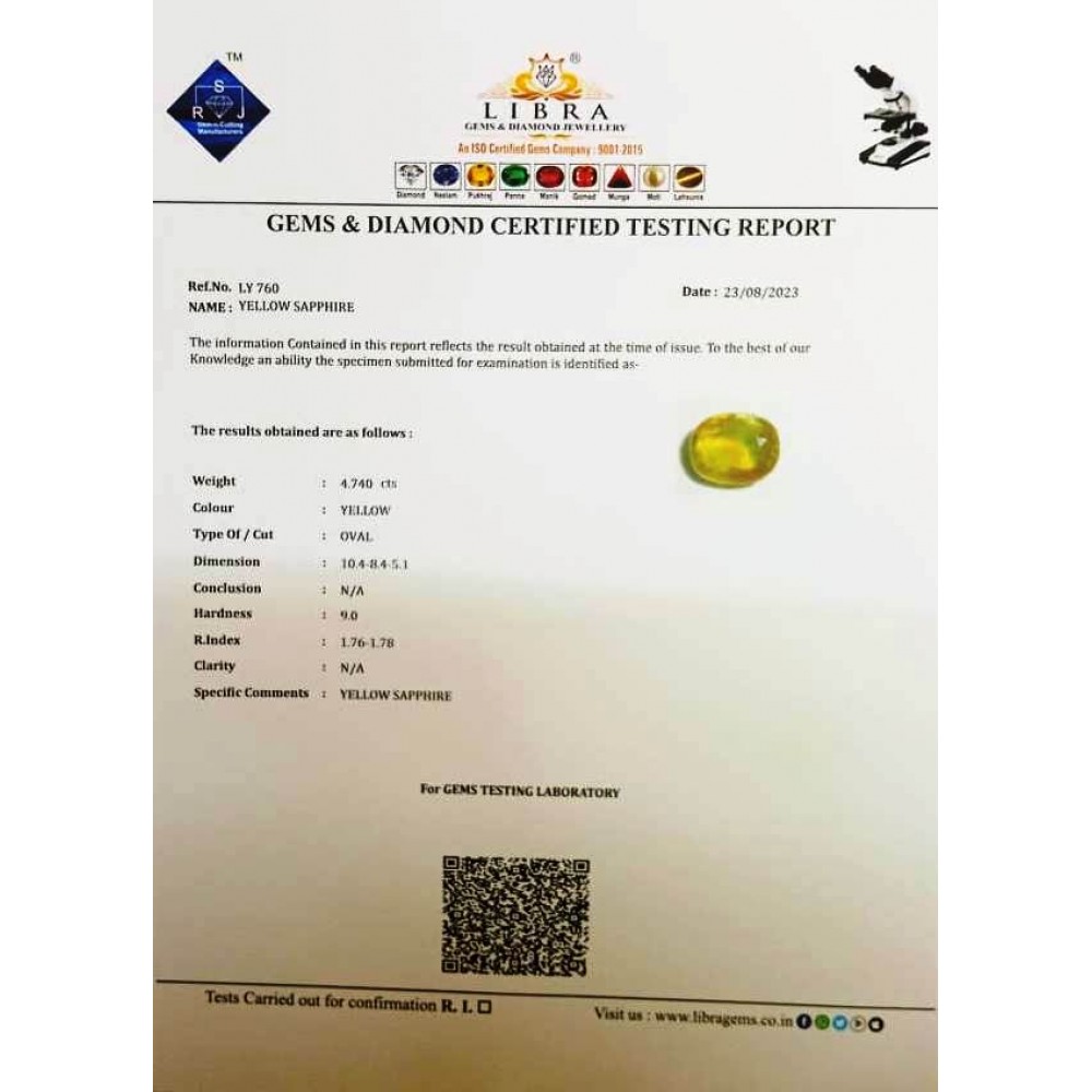 YELLOW SAPPHIRE