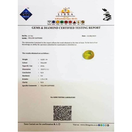 YELLOW SAPPHIRE