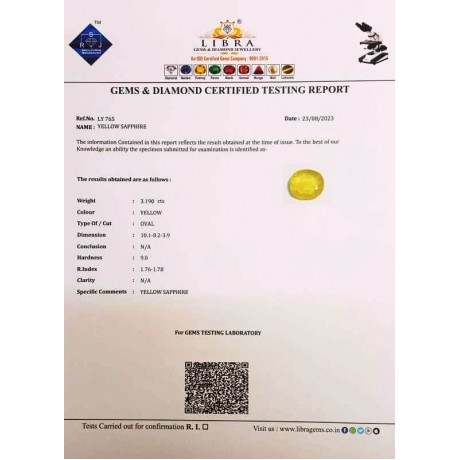 YELLOW SAPPHIRE
