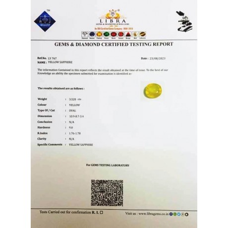YELLOW SAPPHIRE