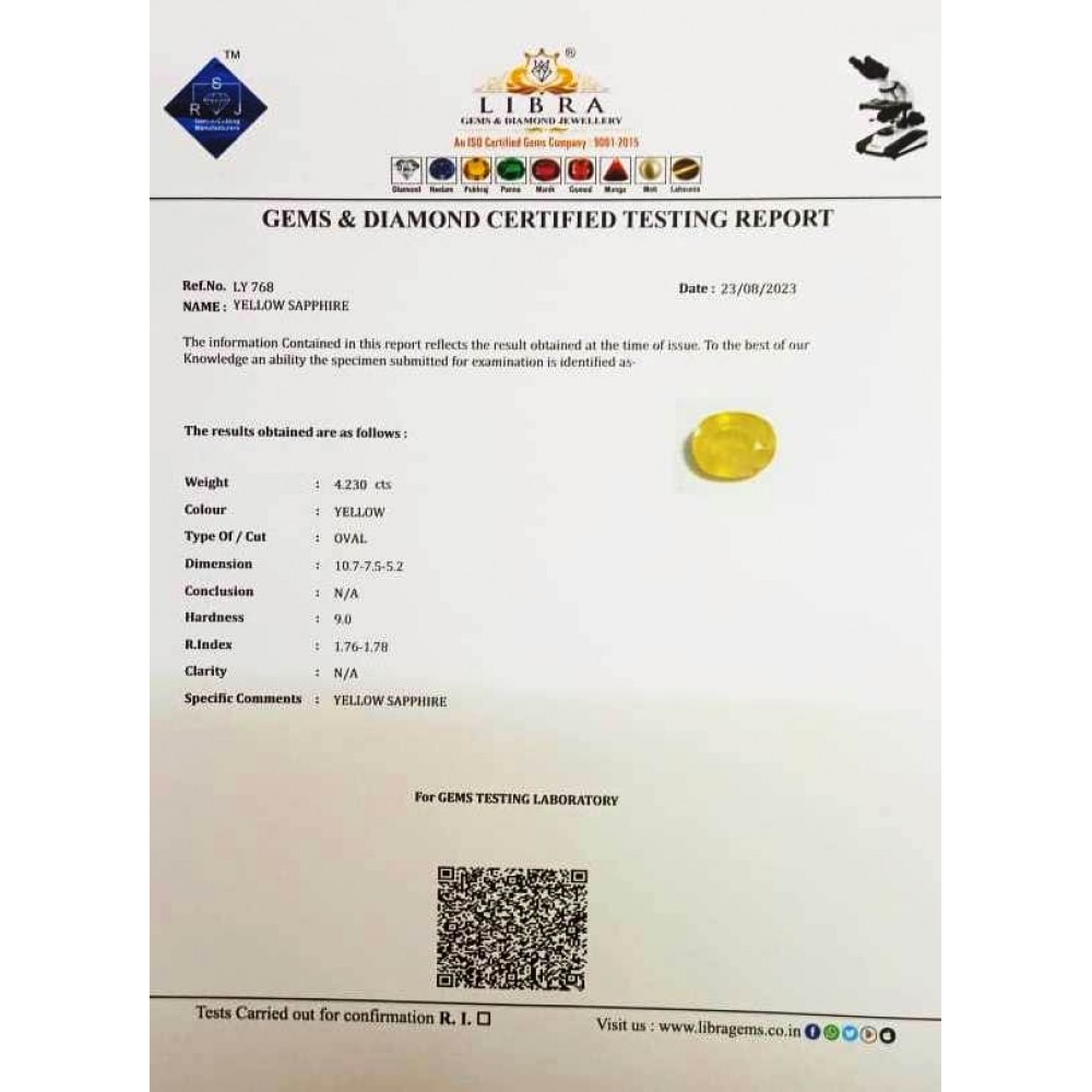 YELLOW SAPPHIRE