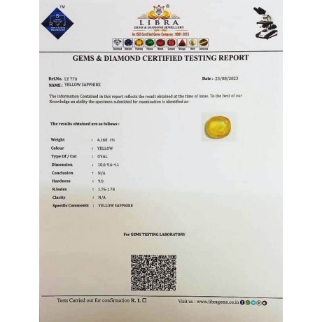 YELLOW SAPPHIRE