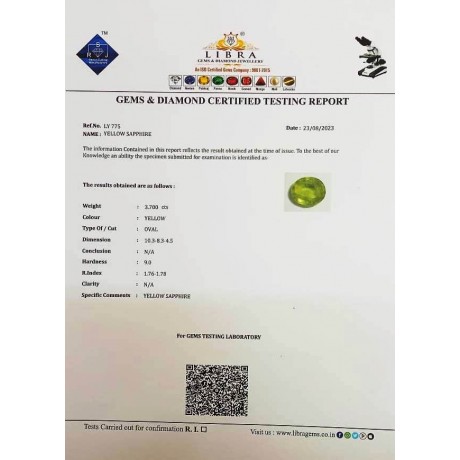 YELLOW SAPPHIRE