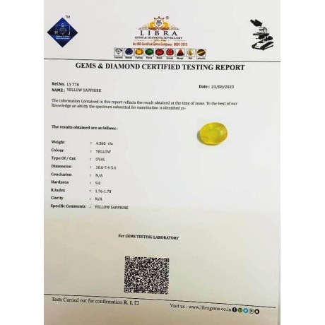 YELLOW SAPPHIRE