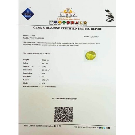 YELLOW SAPPHIRE