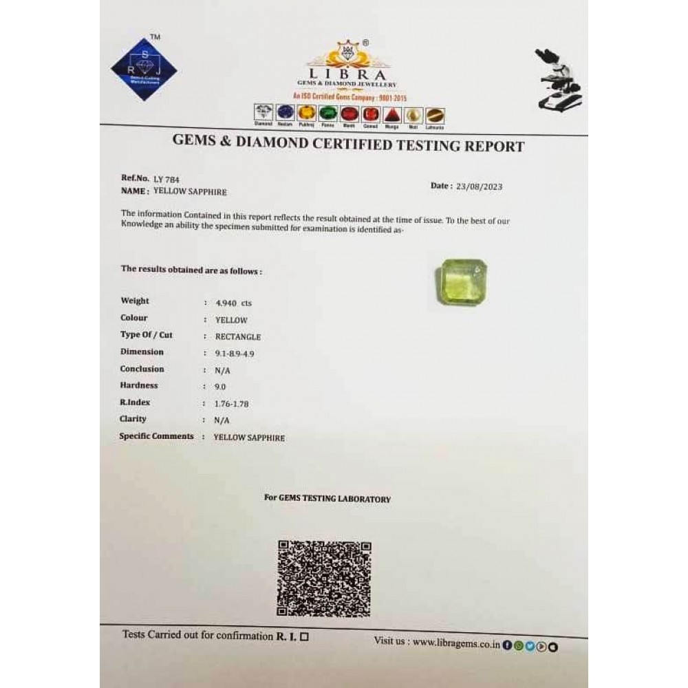 YELLOW SAPPHIRE