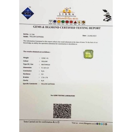 YELLOW SAPPHIRE