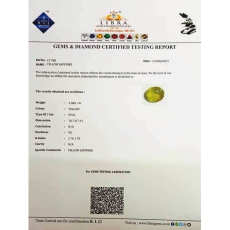 YELLOW SAPPHIRE