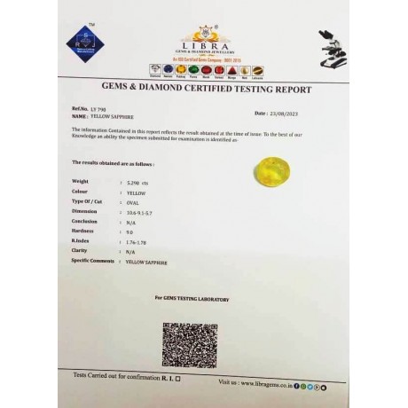 YELLOW SAPPHIRE