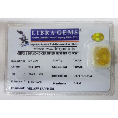 YELLOW SAPPHIRE