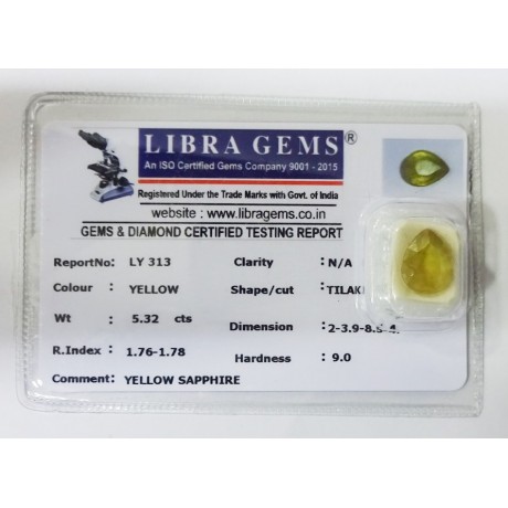 YELLOW SAPPHIRE