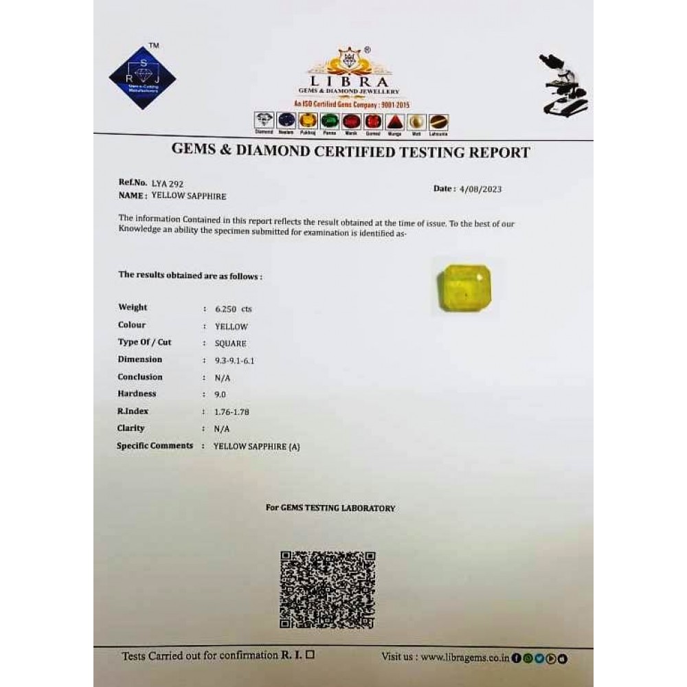 YELLOW SAPPHIRE