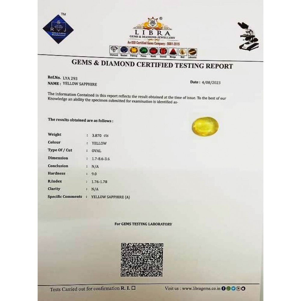 YELLOW SAPPHIRE