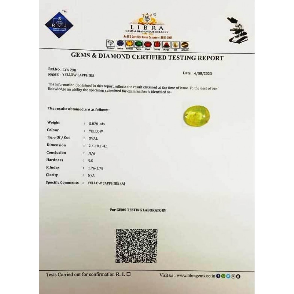 YELLOW SAPPHIRE