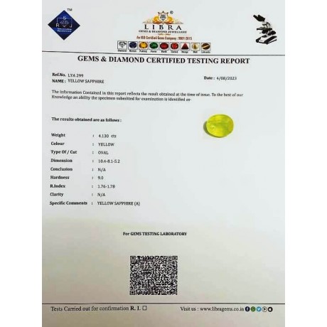 YELLOW SAPPHIRE