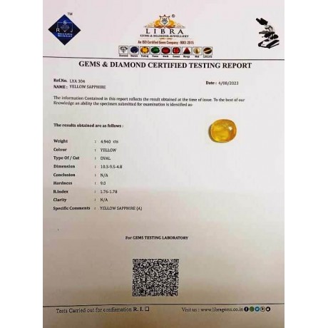 YELLOW SAPPHIRE
