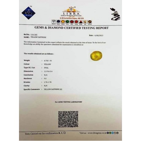YELLOW SAPPHIRE
