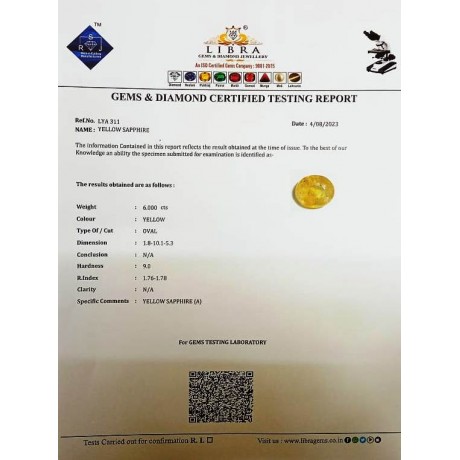 YELLOW SAPPHIRE