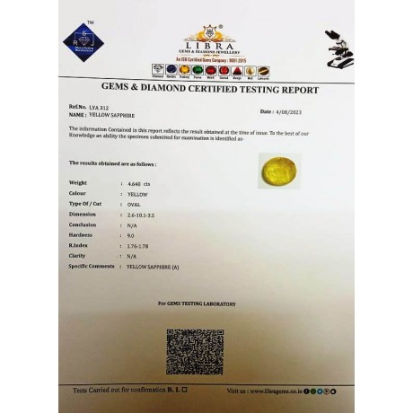 YELLOW SAPPHIRE