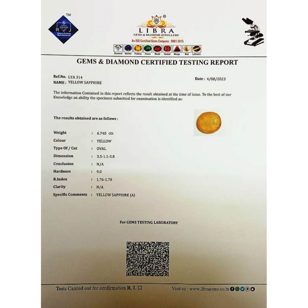 YELLOW SAPPHIRE