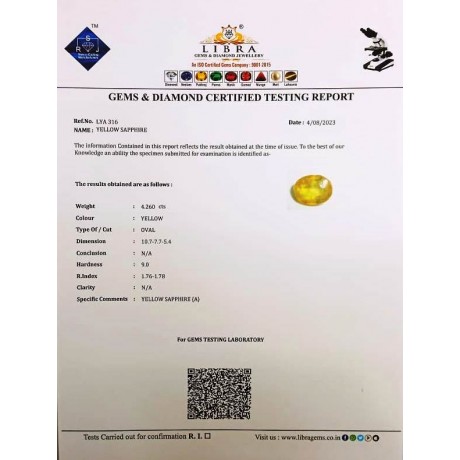 YELLOW SAPPHIRE