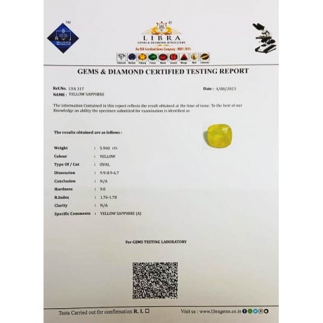 YELLOW SAPPHIRE