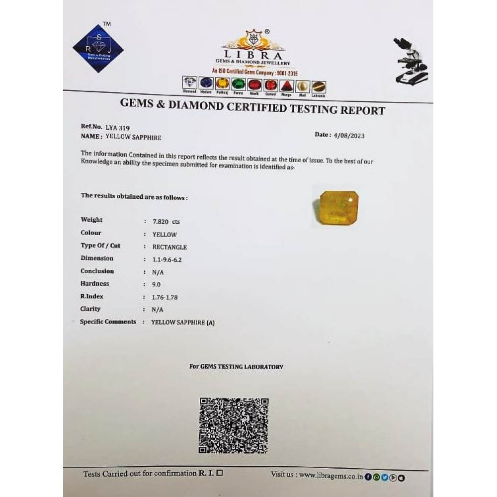 YELLOW SAPPHIRE