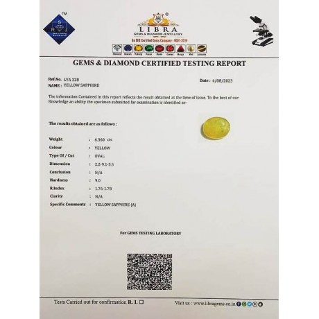 YELLOW SAPPHIRE