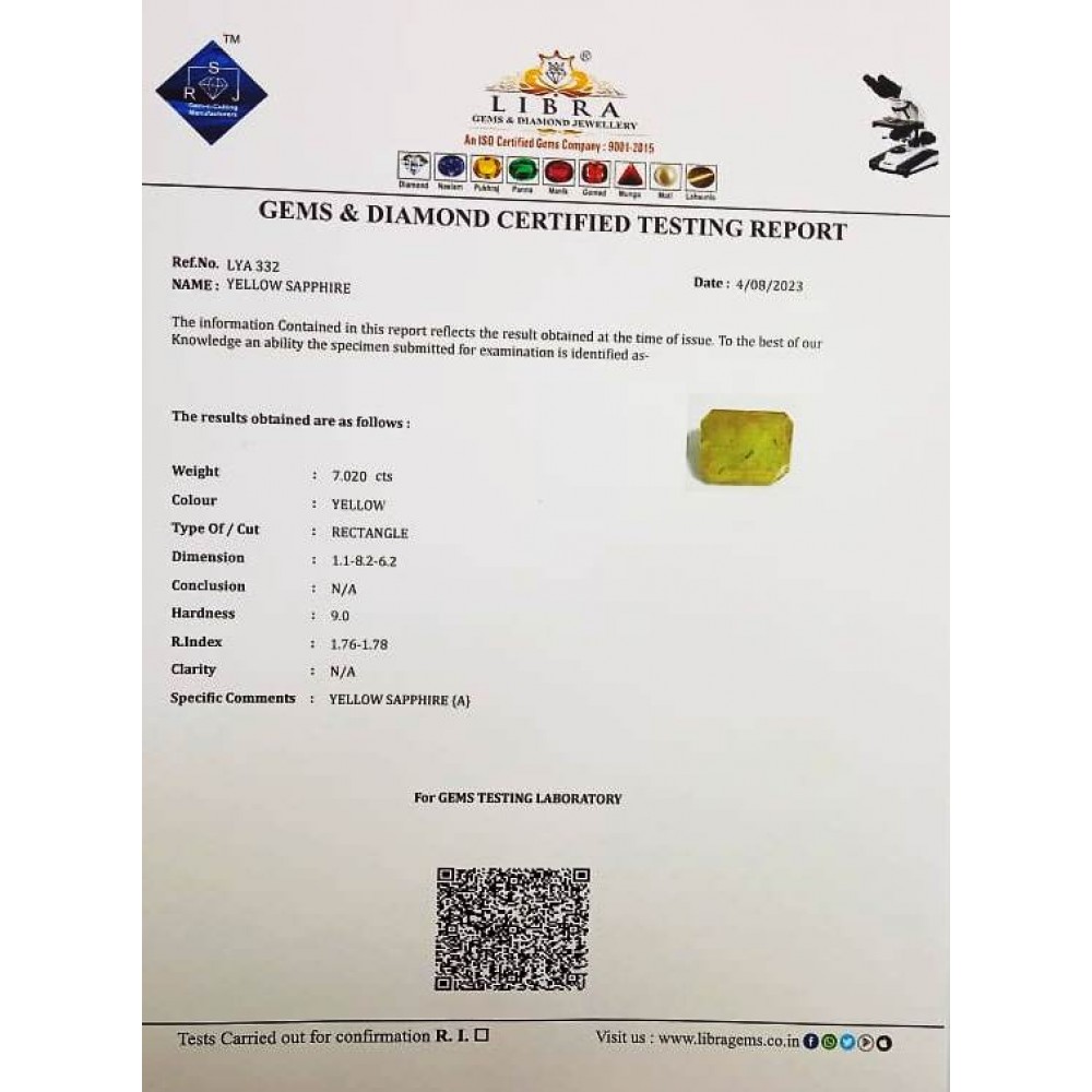YELLOW SAPPHIRE