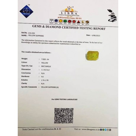 YELLOW SAPPHIRE