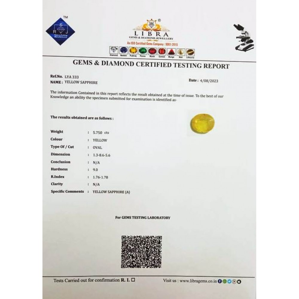 YELLOW SAPPHIRE